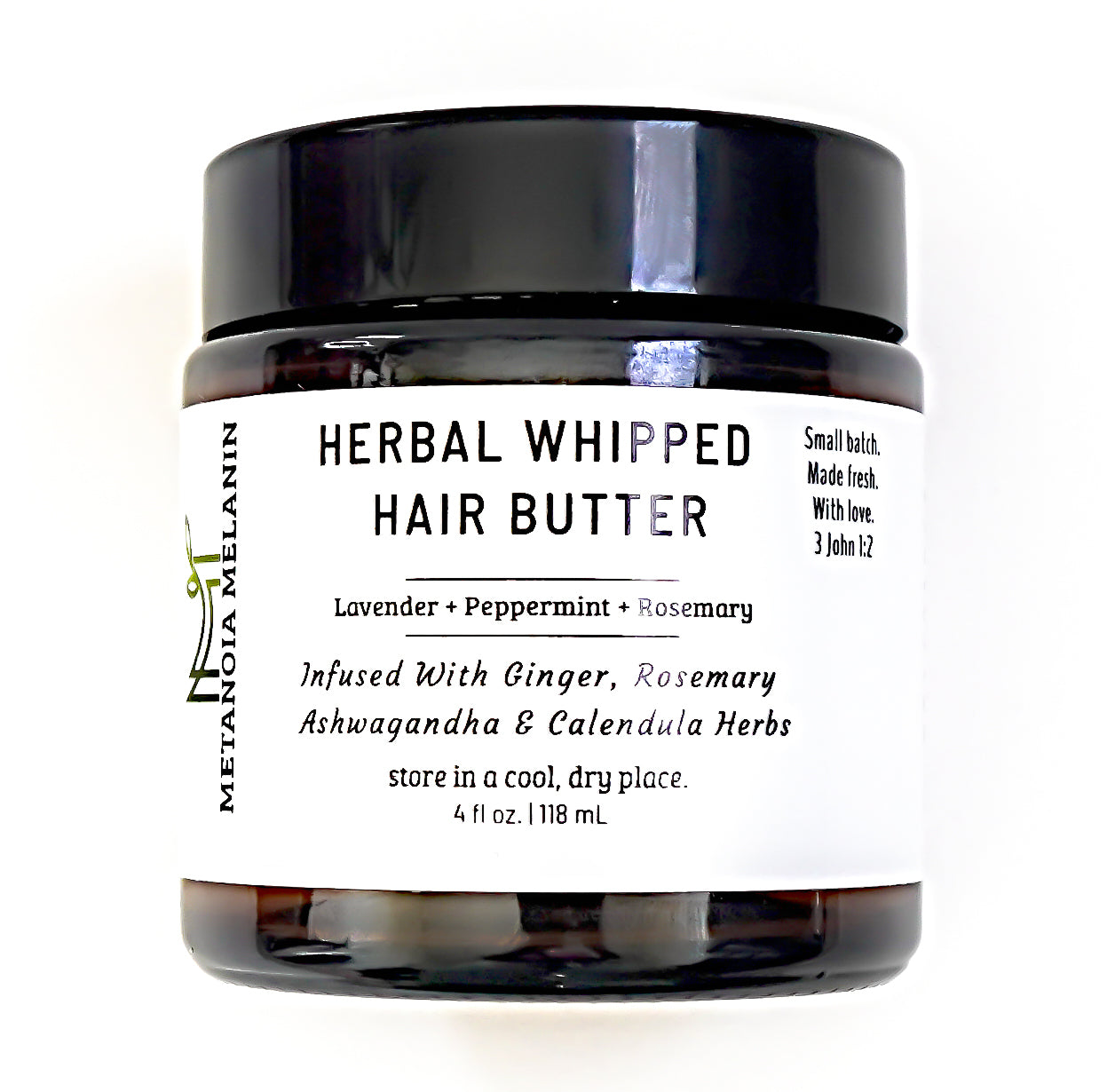 Herbal Whipped Hair Butter – Metanoia Melanin